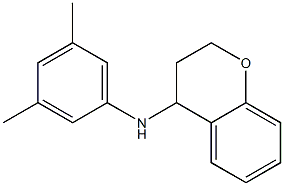 N-(3,5-dimethylphenyl)-3,4-dihydro-2H-1-benzopyran-4-amine Struktur