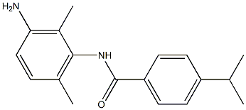 N-(3-amino-2,6-dimethylphenyl)-4-isopropylbenzamide Struktur