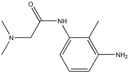 N-(3-amino-2-methylphenyl)-2-(dimethylamino)acetamide Struktur