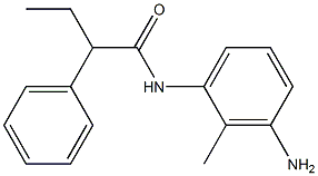 N-(3-amino-2-methylphenyl)-2-phenylbutanamide Struktur