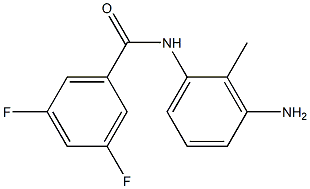 N-(3-amino-2-methylphenyl)-3,5-difluorobenzamide Struktur