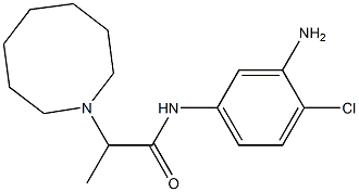 N-(3-amino-4-chlorophenyl)-2-(azocan-1-yl)propanamide Struktur