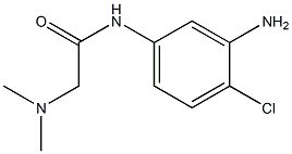 N-(3-amino-4-chlorophenyl)-2-(dimethylamino)acetamide Struktur