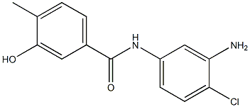 N-(3-amino-4-chlorophenyl)-3-hydroxy-4-methylbenzamide Struktur