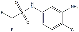 N-(3-amino-4-chlorophenyl)difluoromethanesulfonamide Struktur