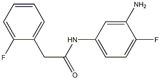 N-(3-amino-4-fluorophenyl)-2-(2-fluorophenyl)acetamide Struktur