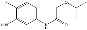 N-(3-amino-4-fluorophenyl)-2-(propan-2-yloxy)acetamide Struktur