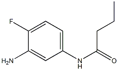 N-(3-amino-4-fluorophenyl)butanamide Struktur