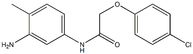 N-(3-amino-4-methylphenyl)-2-(4-chlorophenoxy)acetamide Struktur