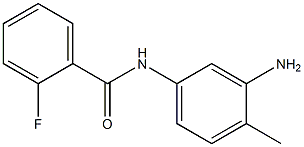 N-(3-amino-4-methylphenyl)-2-fluorobenzamide Struktur