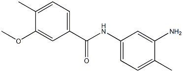 N-(3-amino-4-methylphenyl)-3-methoxy-4-methylbenzamide Struktur