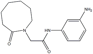 N-(3-aminophenyl)-2-(2-oxoazocan-1-yl)acetamide Struktur