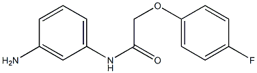 N-(3-aminophenyl)-2-(4-fluorophenoxy)acetamide Struktur