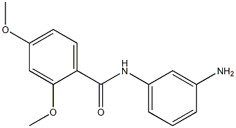 N-(3-aminophenyl)-2,4-dimethoxybenzamide Struktur