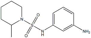 N-(3-aminophenyl)-2-methylpiperidine-1-sulfonamide Struktur