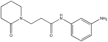 N-(3-aminophenyl)-3-(2-oxopiperidin-1-yl)propanamide Struktur