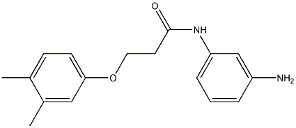 N-(3-aminophenyl)-3-(3,4-dimethylphenoxy)propanamide Structure