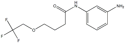 N-(3-aminophenyl)-4-(2,2,2-trifluoroethoxy)butanamide Struktur