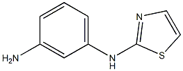 N-(3-aminophenyl)-N-1,3-thiazol-2-ylamine Struktur