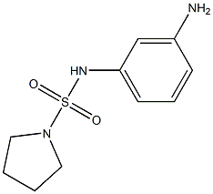 N-(3-aminophenyl)pyrrolidine-1-sulfonamide Struktur