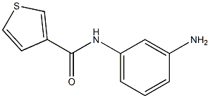 N-(3-aminophenyl)thiophene-3-carboxamide Struktur