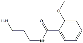 N-(3-aminopropyl)-2-methoxybenzamide Struktur