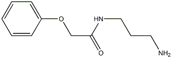 N-(3-aminopropyl)-2-phenoxyacetamide Struktur