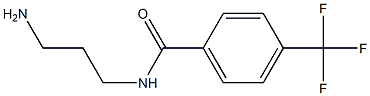 N-(3-aminopropyl)-4-(trifluoromethyl)benzamide Struktur