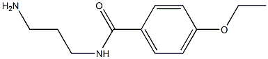 N-(3-aminopropyl)-4-ethoxybenzamide Struktur