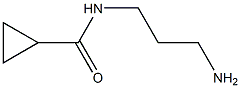 N-(3-aminopropyl)cyclopropanecarboxamide Struktur