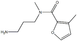 N-(3-aminopropyl)-N,3-dimethylfuran-2-carboxamide Struktur