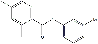 N-(3-bromophenyl)-2,4-dimethylbenzamide Struktur