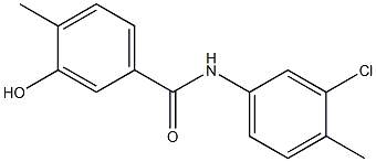 N-(3-chloro-4-methylphenyl)-3-hydroxy-4-methylbenzamide Struktur