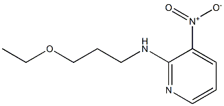 N-(3-ethoxypropyl)-3-nitropyridin-2-amine Struktur