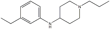 N-(3-ethylphenyl)-1-propylpiperidin-4-amine Struktur