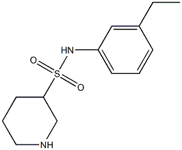 N-(3-ethylphenyl)piperidine-3-sulfonamide Struktur