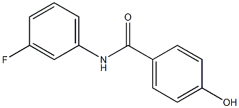 N-(3-fluorophenyl)-4-hydroxybenzamide Struktur