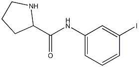 N-(3-iodophenyl)pyrrolidine-2-carboxamide Struktur