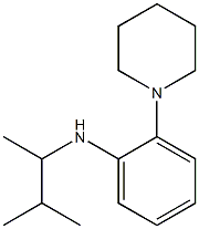 N-(3-methylbutan-2-yl)-2-(piperidin-1-yl)aniline Struktur