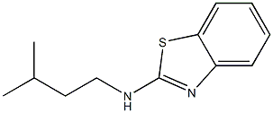 N-(3-methylbutyl)-1,3-benzothiazol-2-amine Struktur