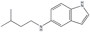 N-(3-methylbutyl)-1H-indol-5-amine Struktur