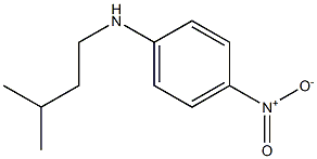 N-(3-methylbutyl)-4-nitroaniline Struktur