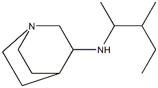 N-(3-methylpentan-2-yl)-1-azabicyclo[2.2.2]octan-3-amine Struktur