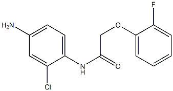 N-(4-amino-2-chlorophenyl)-2-(2-fluorophenoxy)acetamide Struktur