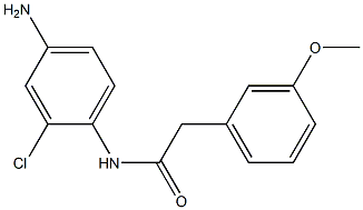 N-(4-amino-2-chlorophenyl)-2-(3-methoxyphenyl)acetamide Struktur