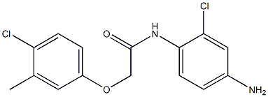 N-(4-amino-2-chlorophenyl)-2-(4-chloro-3-methylphenoxy)acetamide Struktur