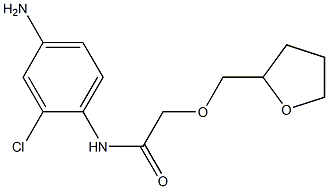 N-(4-amino-2-chlorophenyl)-2-(oxolan-2-ylmethoxy)acetamide Struktur