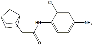 N-(4-amino-2-chlorophenyl)-2-{bicyclo[2.2.1]heptan-2-yl}acetamide Struktur