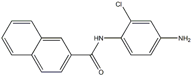 N-(4-amino-2-chlorophenyl)-2-naphthamide Struktur