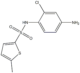 N-(4-amino-2-chlorophenyl)-5-methylthiophene-2-sulfonamide Struktur